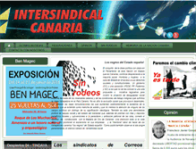 Tablet Screenshot of intersindicalcanaria.org